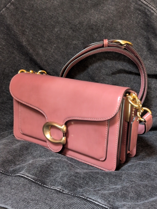 Coach Handbags - Coach Tabby Shoulder Bag 26 Spazzolato Peony